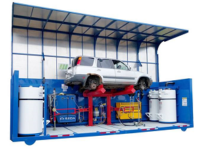 Mobile Vehicle Dismantling Container
